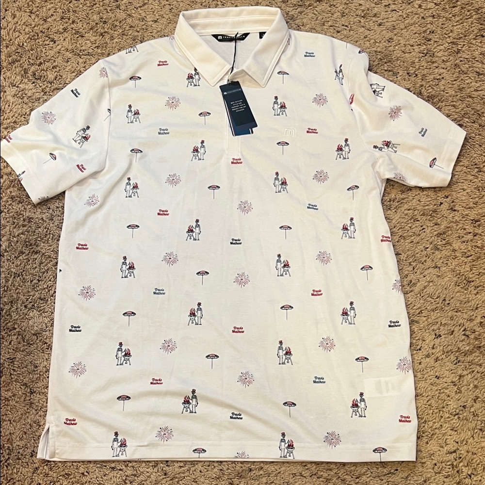 Travis Mathew Men’s Neighborhood Party Golf Polo